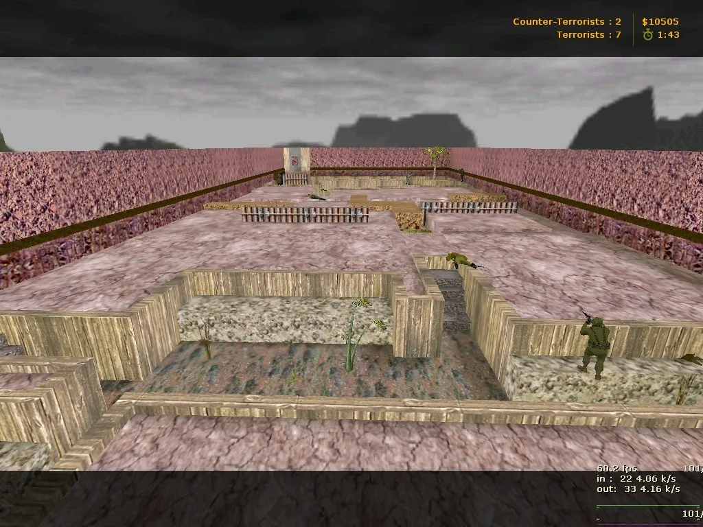 Скриншот  Карта de_somme для CS 1.6: Тактические возможности и особенности