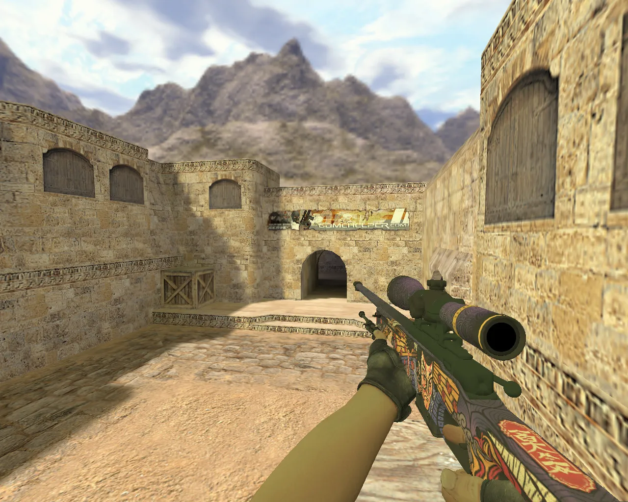 Скриншот Модель «AWP Oni Taiji» для CS 1.6 - Высокое качество и точность