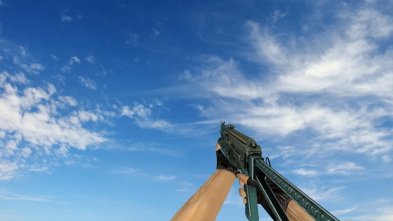 Скриншот Модель «PP-19 Bizon Space Module» для CS 1.6 - Уникальный скин