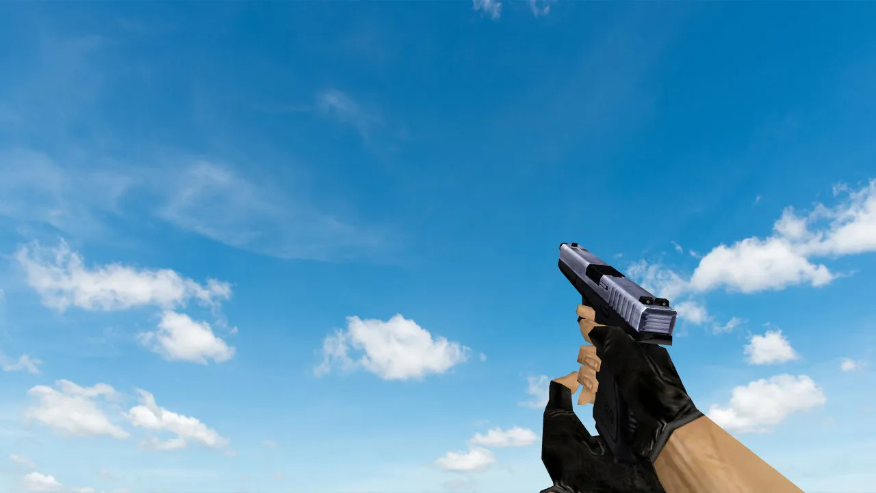 Скриншот Модель «Default Glock Blue Steel» для CS 1.6 - Скачай сейчас