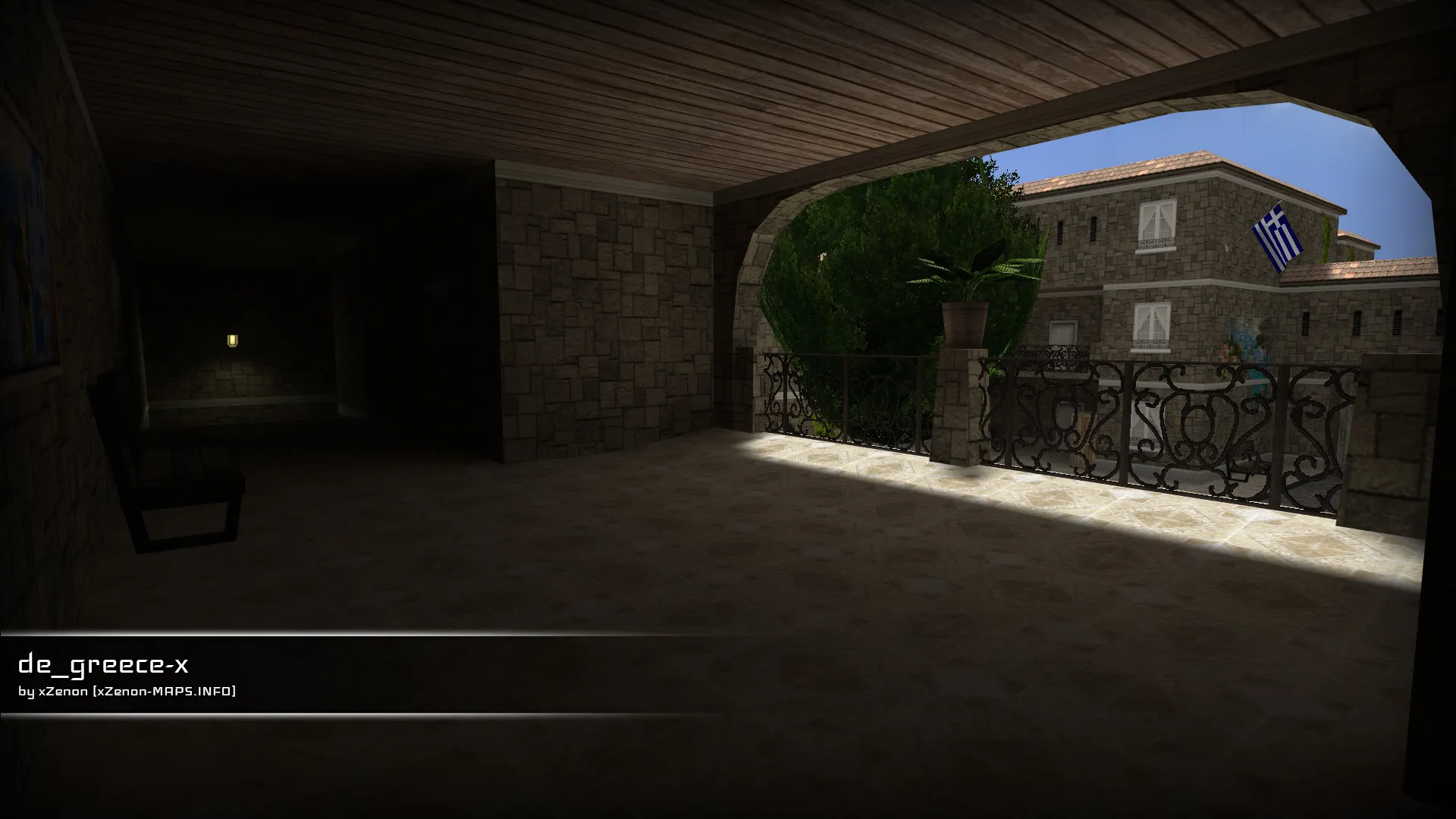 Скриншот  de_greece-x_b1 для CS 1.6: карта, навигация ботов, оптимизация и тактика за стороны