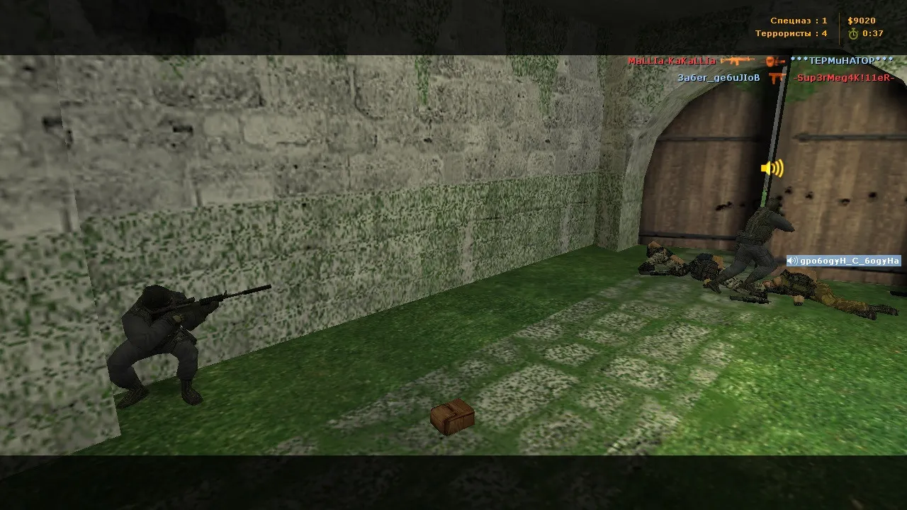 Скриншот  de_green для CS 1.6: тактика, точки, .nav для ботов и оптимизация wpoly/epoly