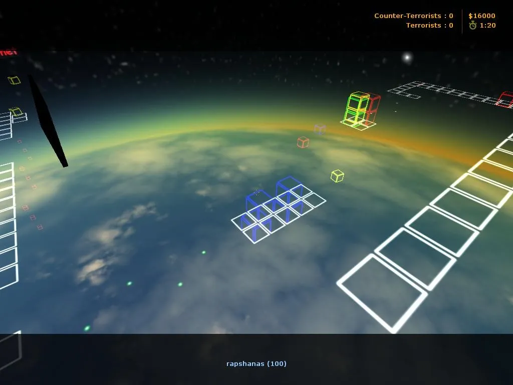 Скриншот  deathrun_vacuum_clarion — карта Deathrun для CS 1.6: точки, раунды, .nav и оптимизация