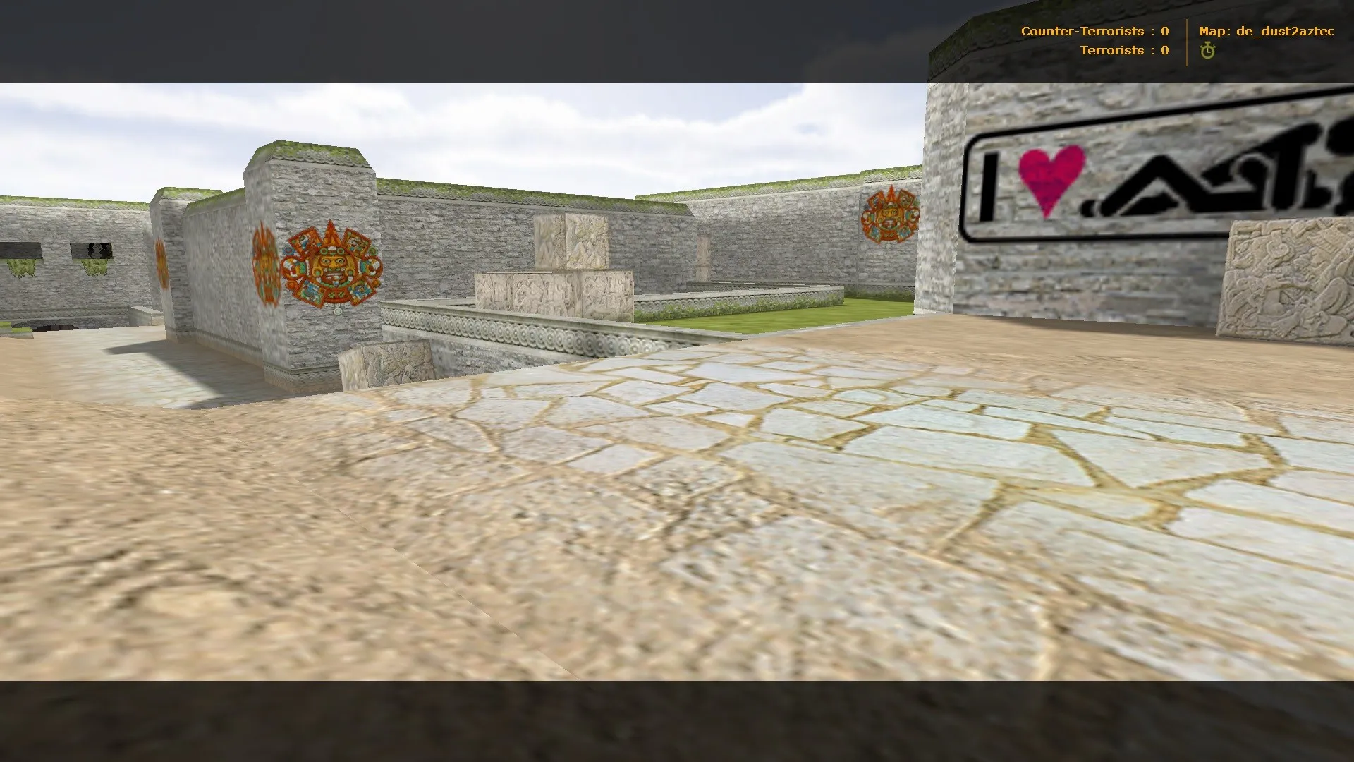 Скриншот  de_dust2aztec0 — карта для CS 1.6: баланс сторон, точки, тактика, .nav и оптимизация wpoly/epoly
