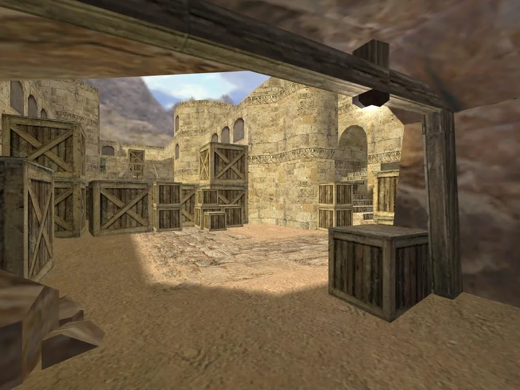 Скриншот de_blackdust карта для CS 1.6: тактика сторон, точки, .nav и оптимизация wpoly/epoly