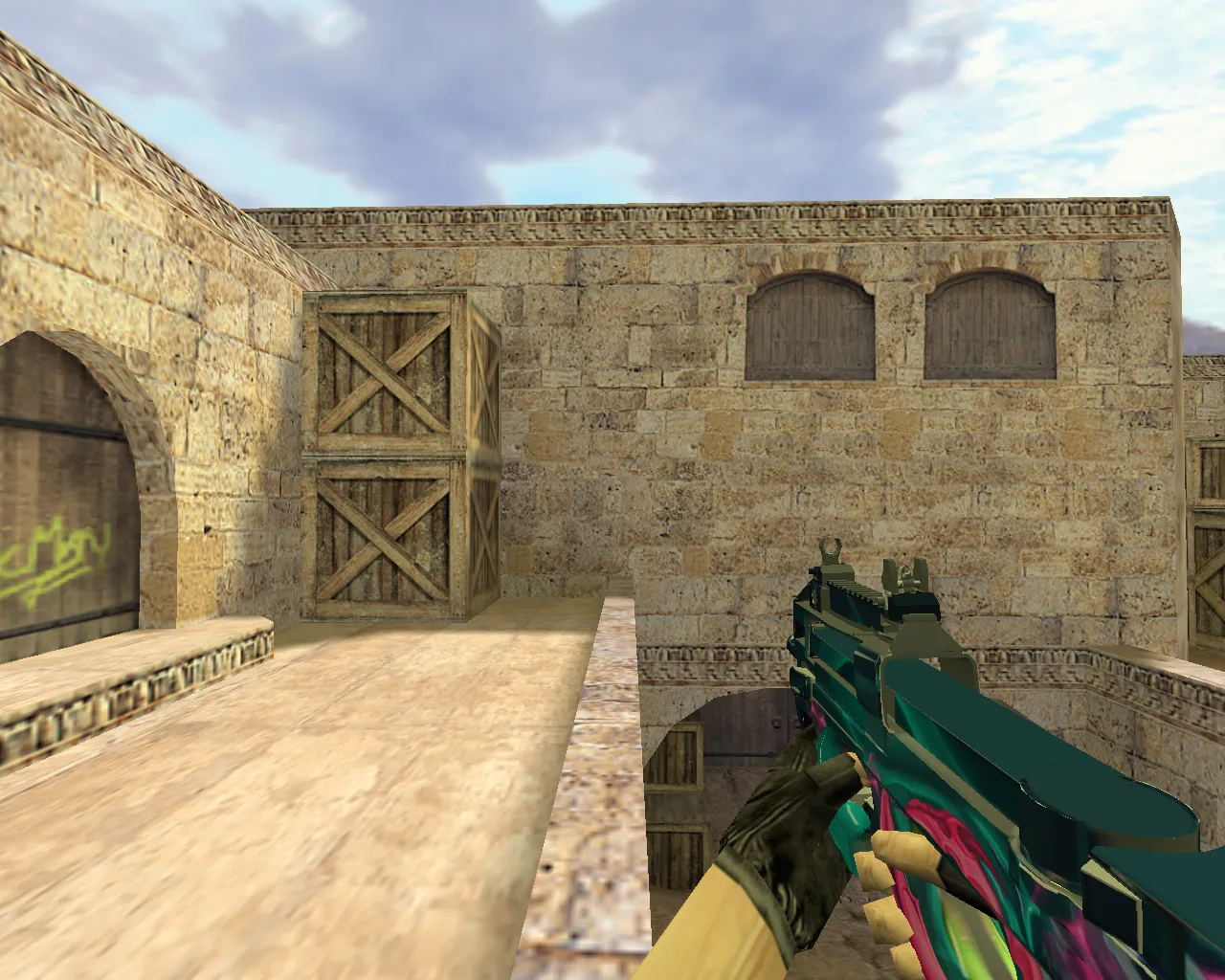 Скриншот Модель «P90 Дух ярости» для CS 1.6