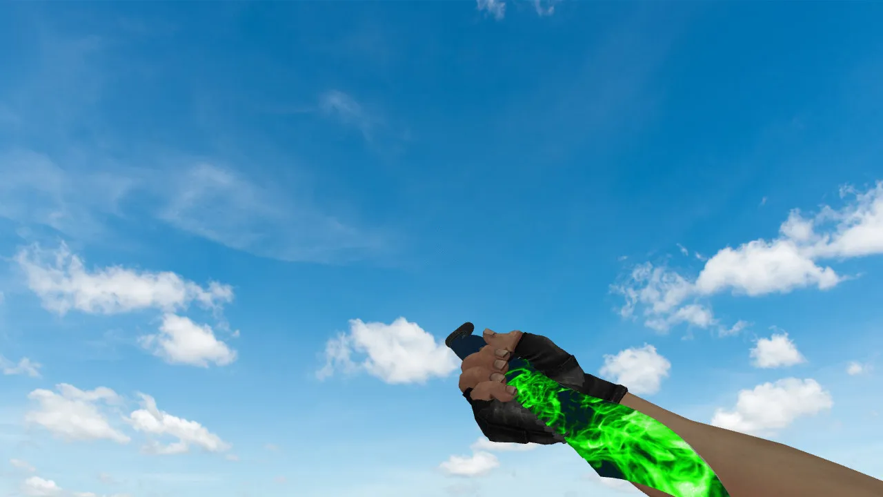 Скриншот Модель ножа Bowie Knife Poisonous Gas для CS 1.6: v_, p_, w_ модели, звуки, анимация осмотра и текстуры