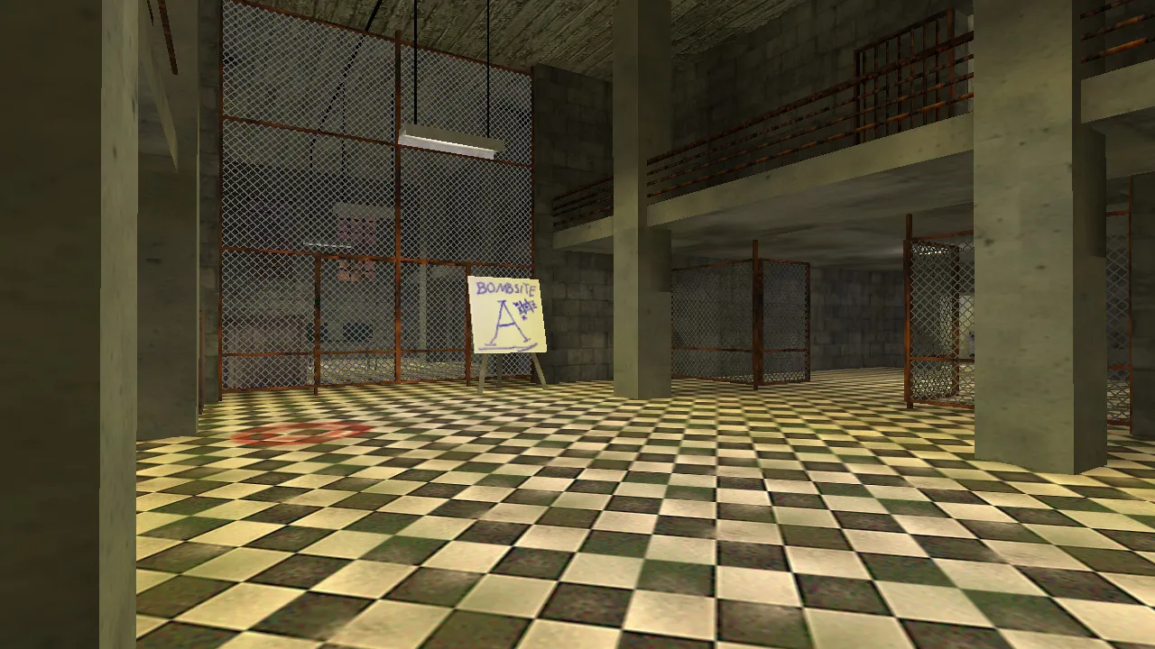 Скриншот  Карта de_slap для CS 1.6 — Тактические преимущества и особенности