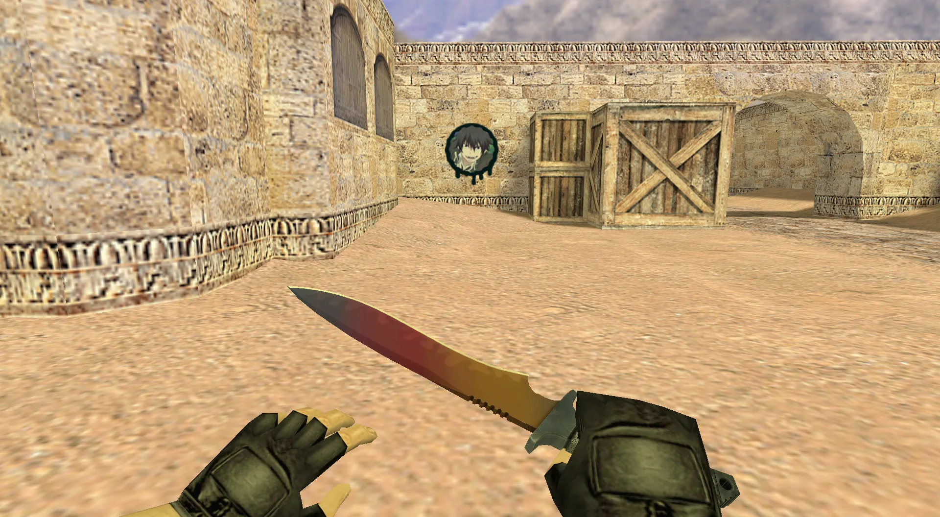 Скриншот Граффити «Рин Окумура» для CS 1.6 - Уникальный стиль в каждом матче