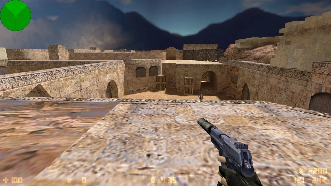 Скриншот  Карта de_hungun_dust2final для CS 1.6 - Тактическое преимущество