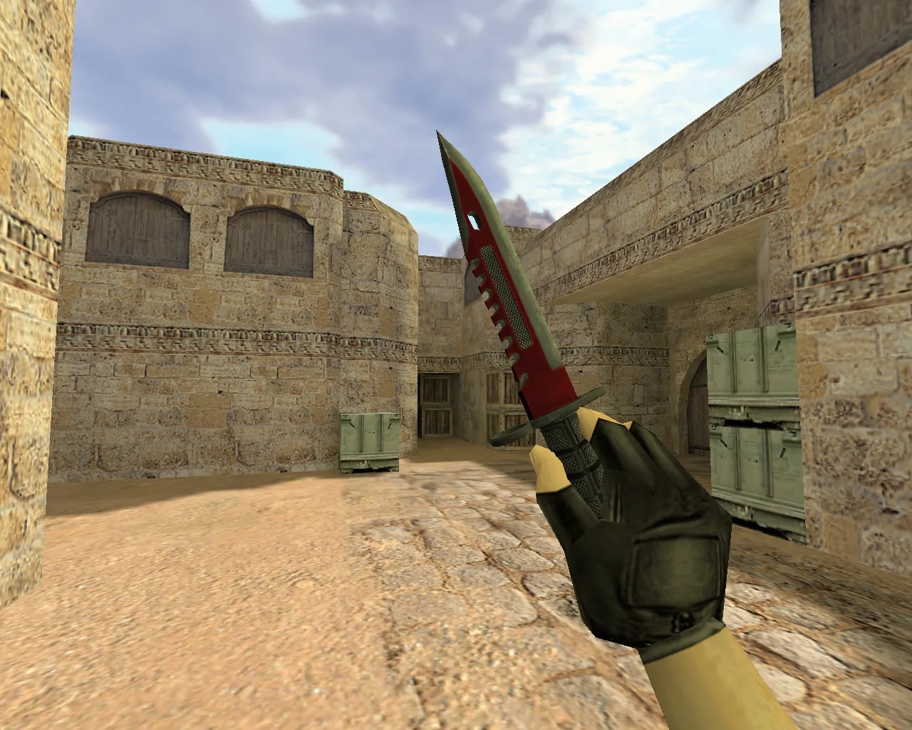 Скриншот Штык-нож M9 Автотроника v_model ножа для CS 1.6: p_ и w_ модели, звук, осмотр и текстуры