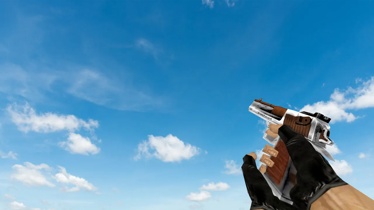 Скриншот Модель «Default Deagle Wood» для CS 1.6 - Качественное оружие