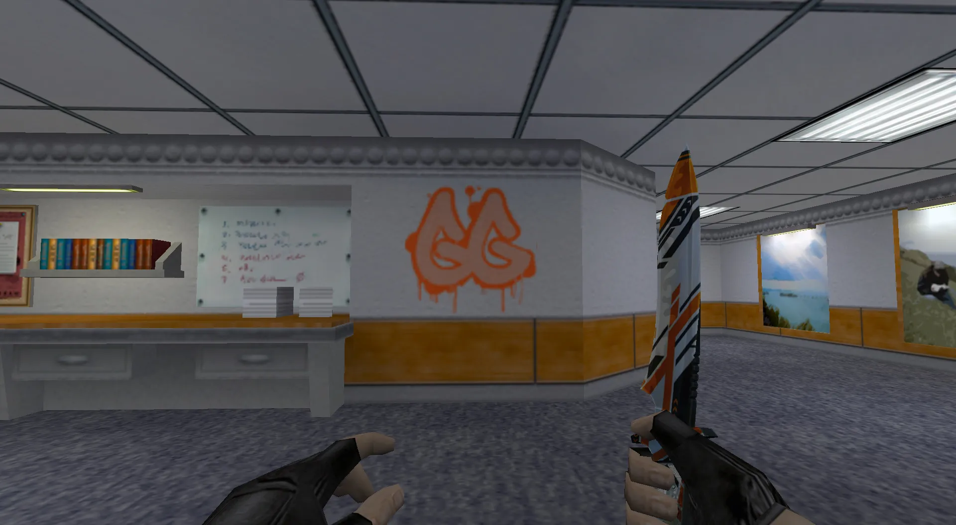 Скриншот Граффити «Легкая игра» для CS 1.6 - Уникальный стиль в вашем игровом мире