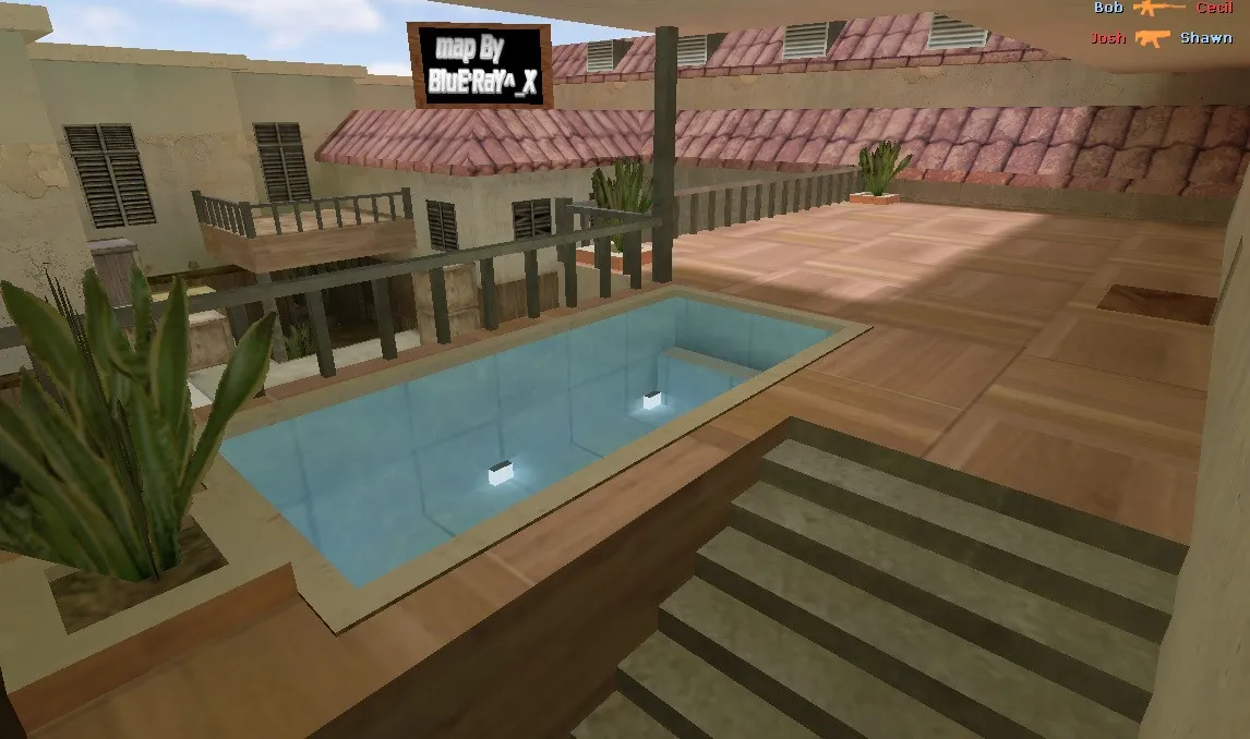 Скриншот  Карта de_trenal для CS 1.6 – Тактические возможности и баланс сторон