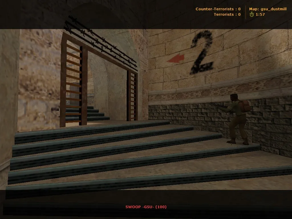 Скриншот  Карта gsu_dustmill для CS 1.6 - Особенности и Тактики