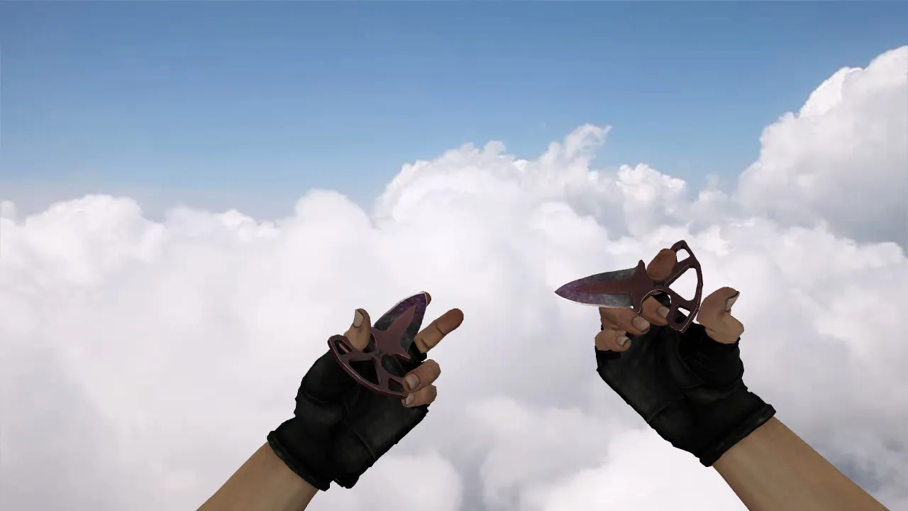 Скриншот Модель «Shadow Daggers Black Pearl» для CS 1.6: v_, p_, w_ нож, звуки, анимация осмотра и качество текстур