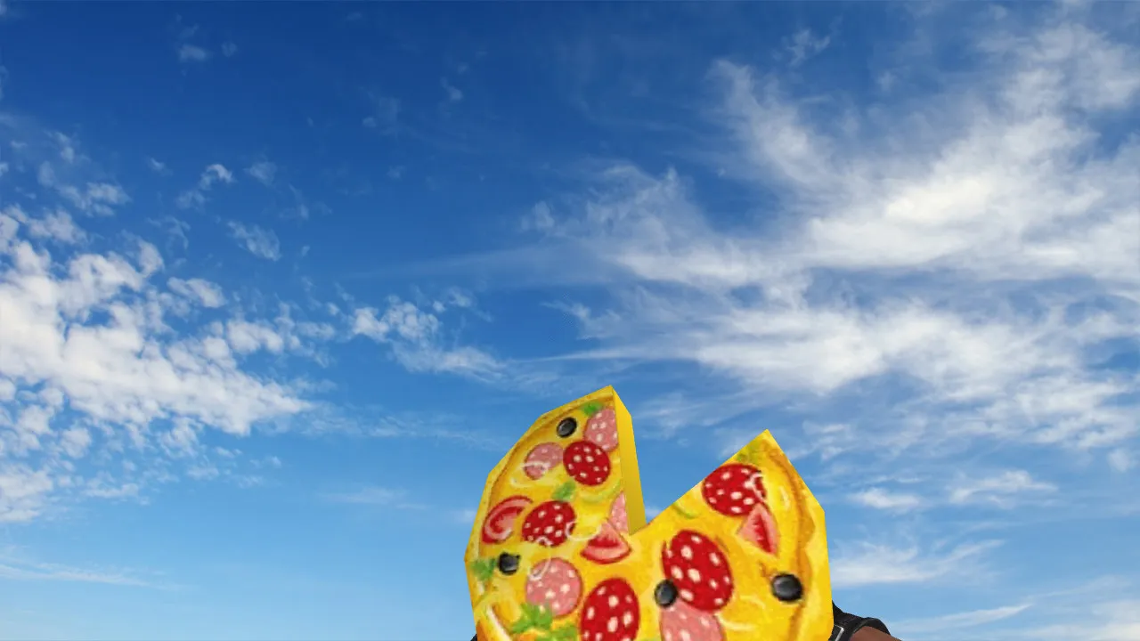 Скриншот Модель «Pizza Grenade» для CS 1.6: v_, p_, w_ гранаты, звуки, анимация осмотра, текстуры и настройка