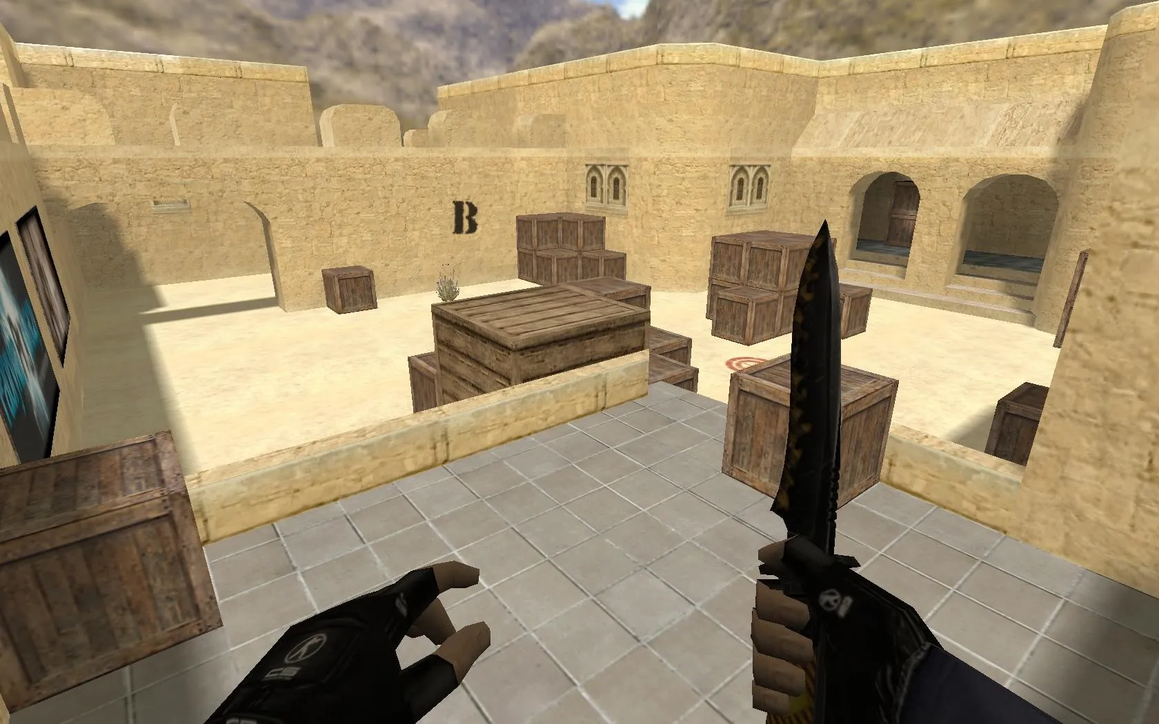 Скриншот  Карта de_sandman для CS 1.6: Технический обзор и стратегии