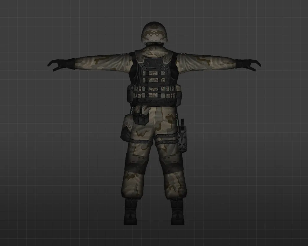 Скриншот Модель «SAS Яркая вспышка» для CS 1.6 - Скачать Бесплатно