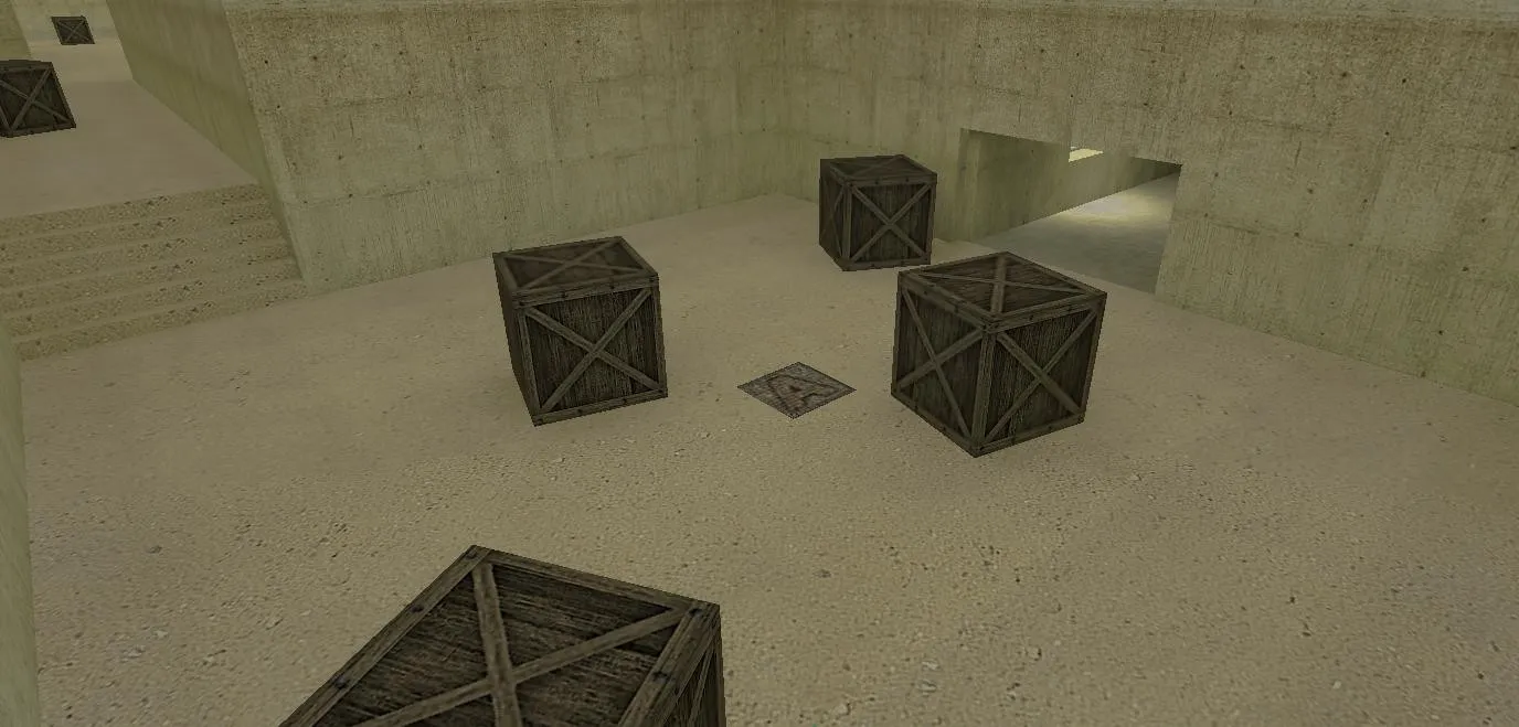 Скриншот  Карта de_sandy для CS 1.6 – тактика, баланс и оптимизация