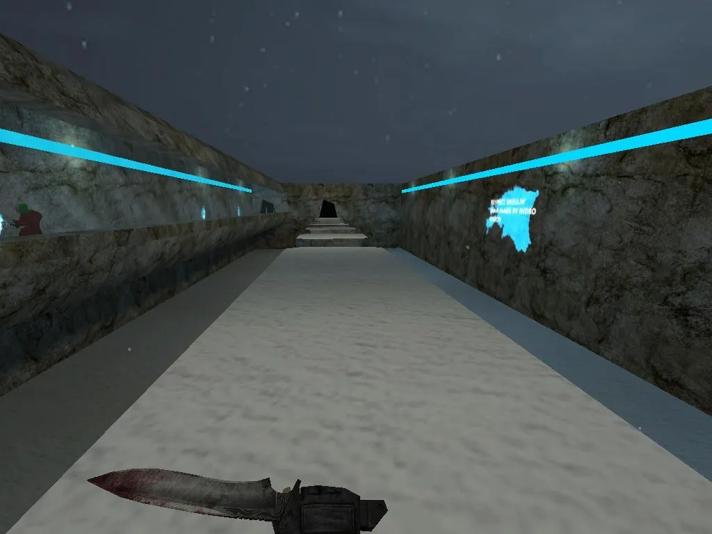 Скриншот  deathrun_indro_f для CS 1.6: карта Deathrun, баланс сторон, точки, .nav, оптимизация