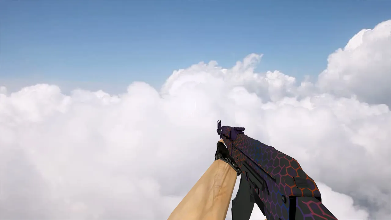 Скриншот Модель «AK-47 «Электрический улей»» для CS 1.6 - Обзор и загрузка