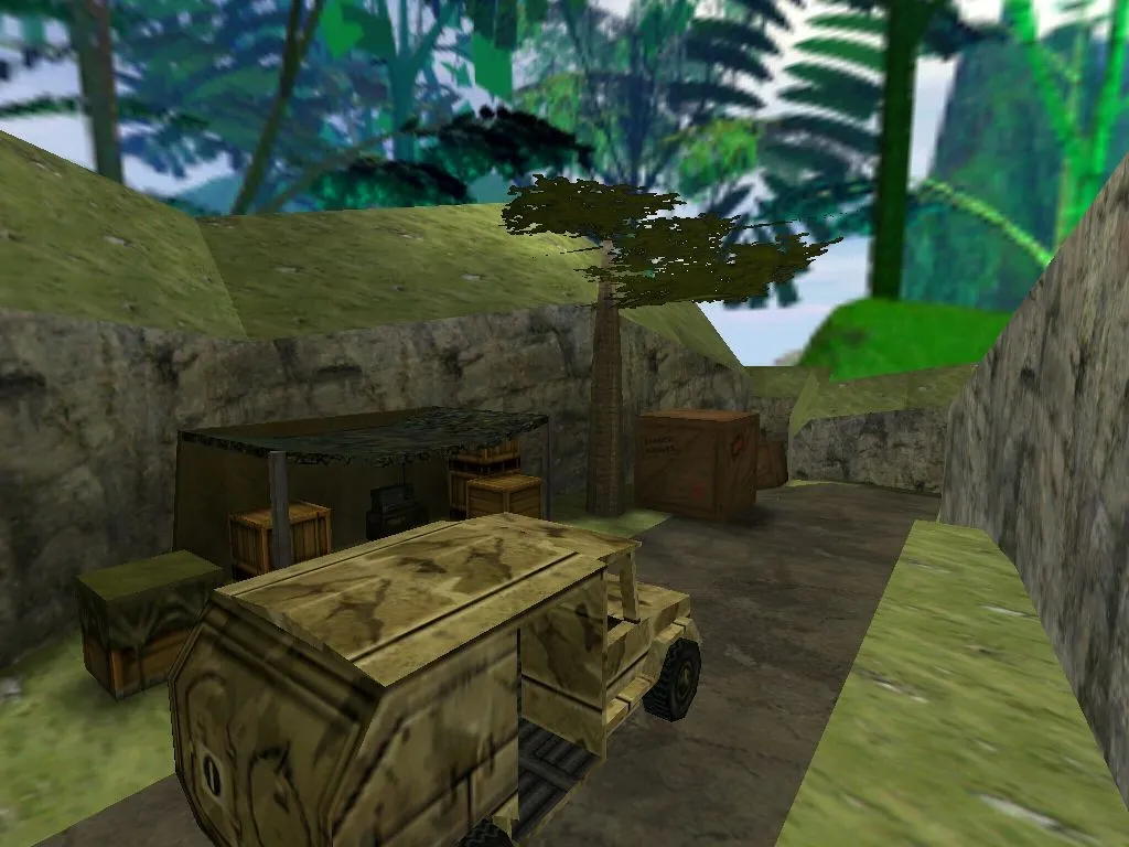 Скриншот  de_bridge для CS 1.6: баланс сторон, точки, боты (.nav), оптимизация wpoly/epoly