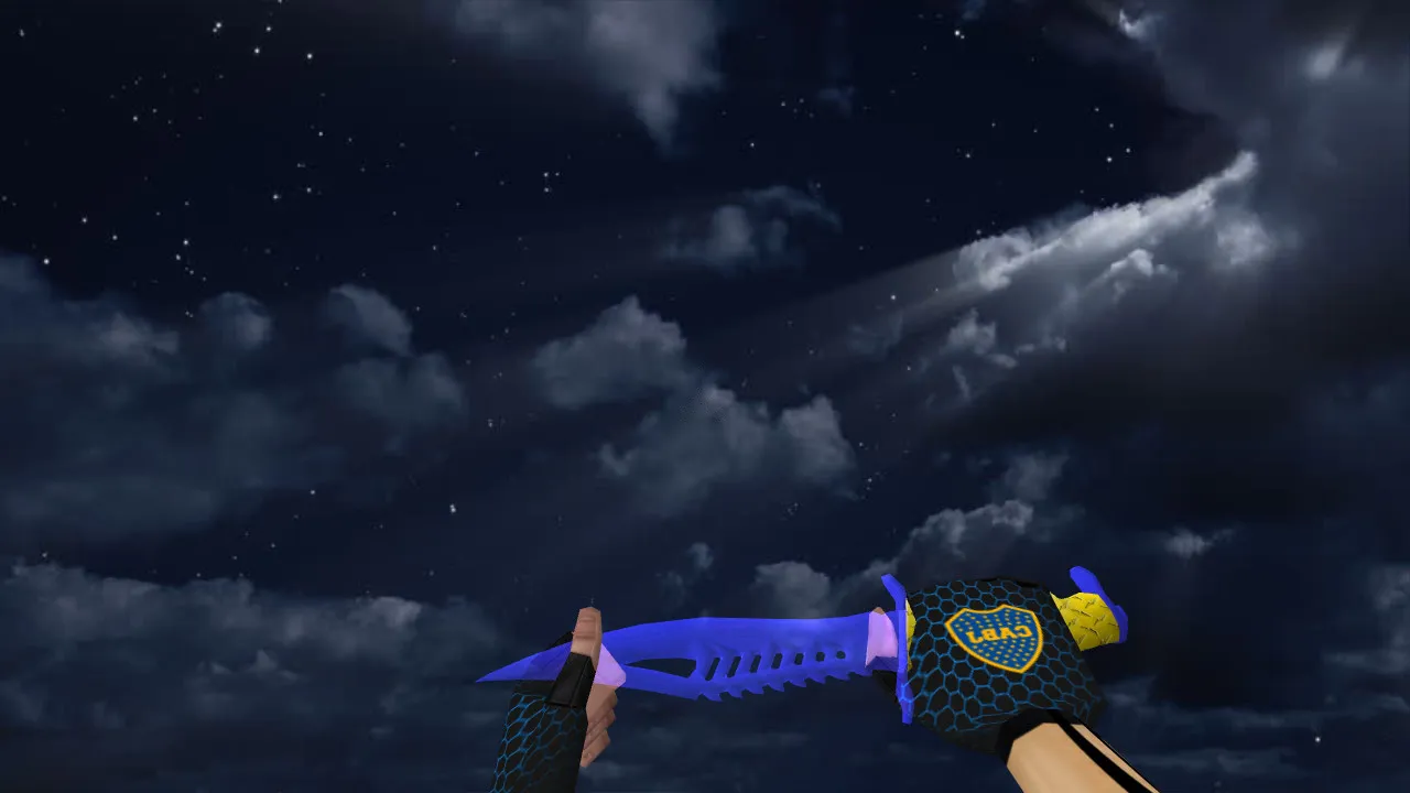 Скриншот Модель «Nautilus Knife Boca Juniors» (v_ / p_ / w_) для CS 1.6: звук, анимация осмотра, текстуры