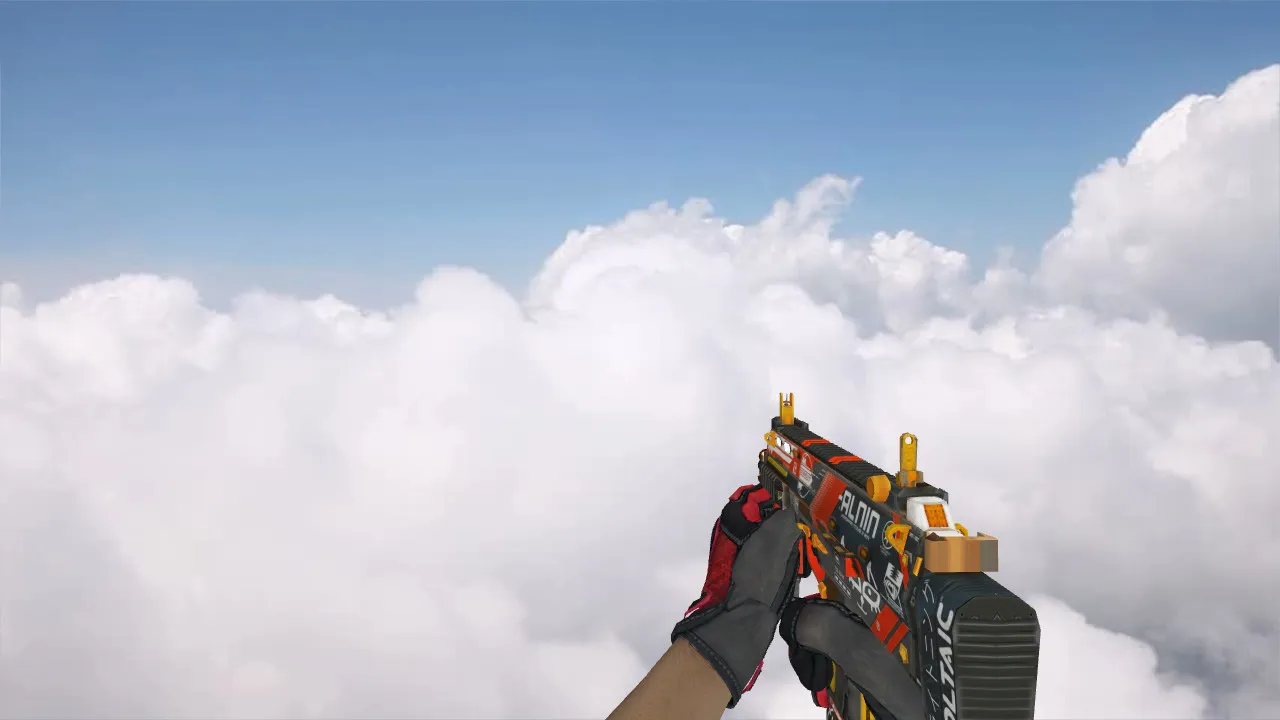 Скриншот Модель MP7 «Кровавый спорт» для CS 1.6 - Надежный выбор для игры