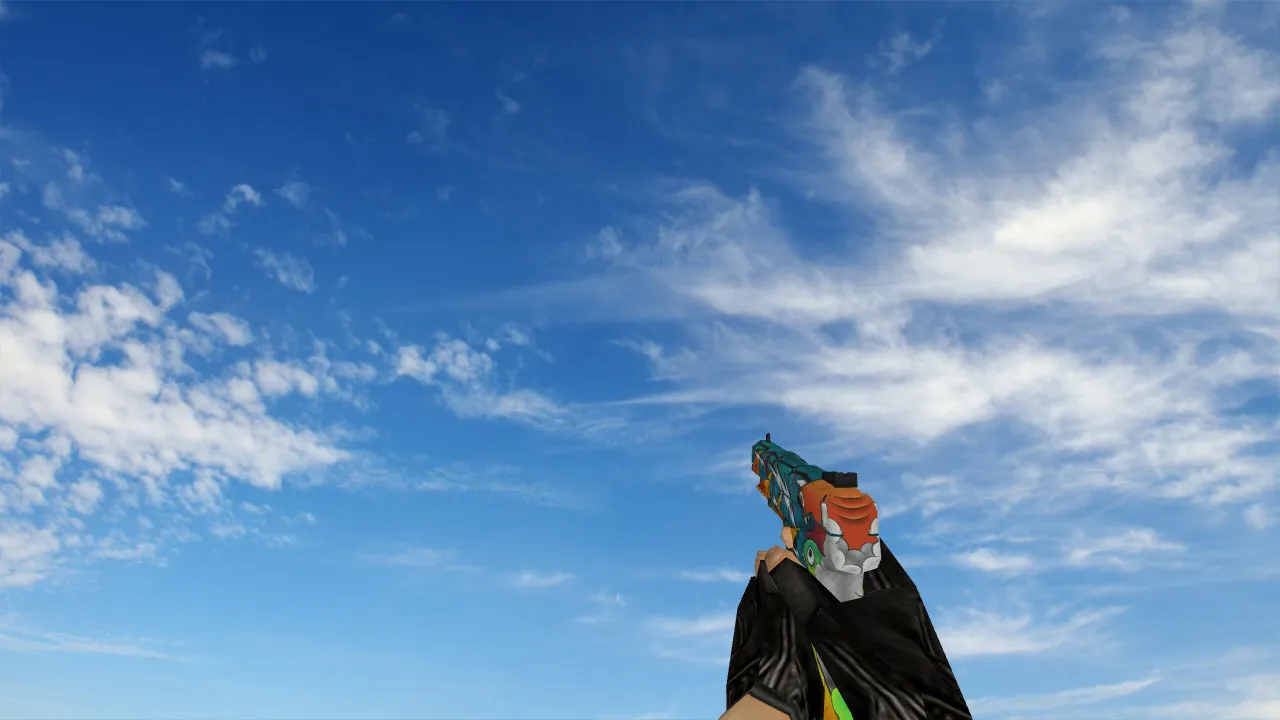 Скриншот Модель «Five-Seven Разъярённая толпа» для CS 1.6 - Скачай сейчас!