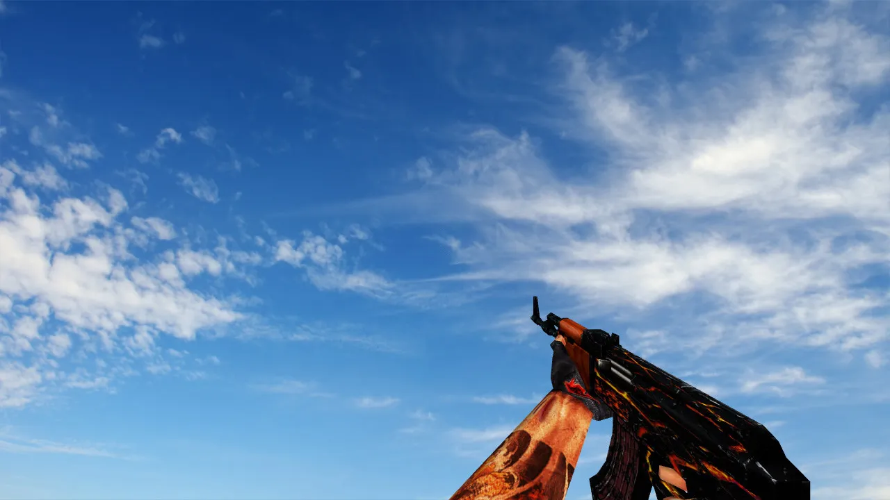 Скриншот Пак моделей оружия «Лава» для CS 1.6: v_ p_ w_ модели, звук, анимация осмотра, качество текстур