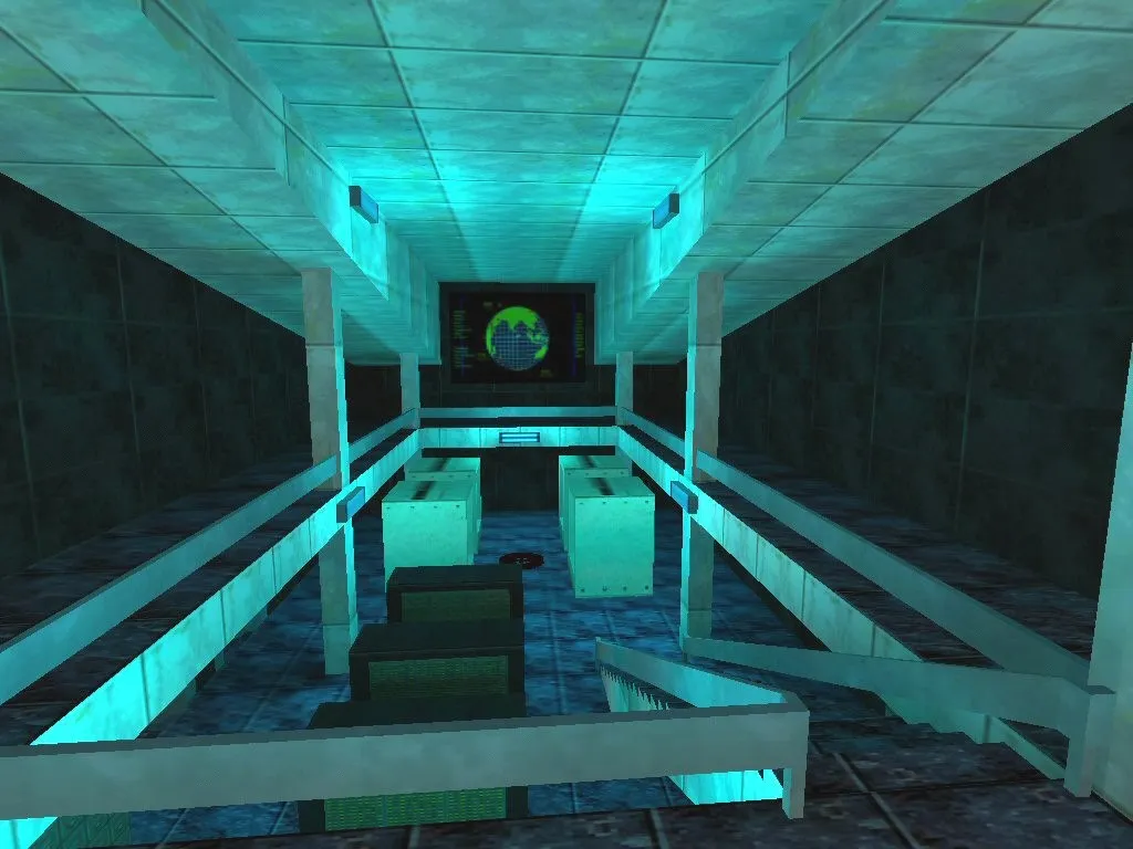 Скриншот  Карта top_secret_base для CS 1.6: тактические возможности и детали