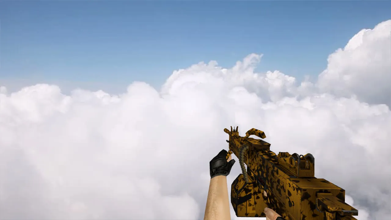 Скриншот Модель Negev 'Радиоактивные отходы' для CS 1.6 – Качественный скин