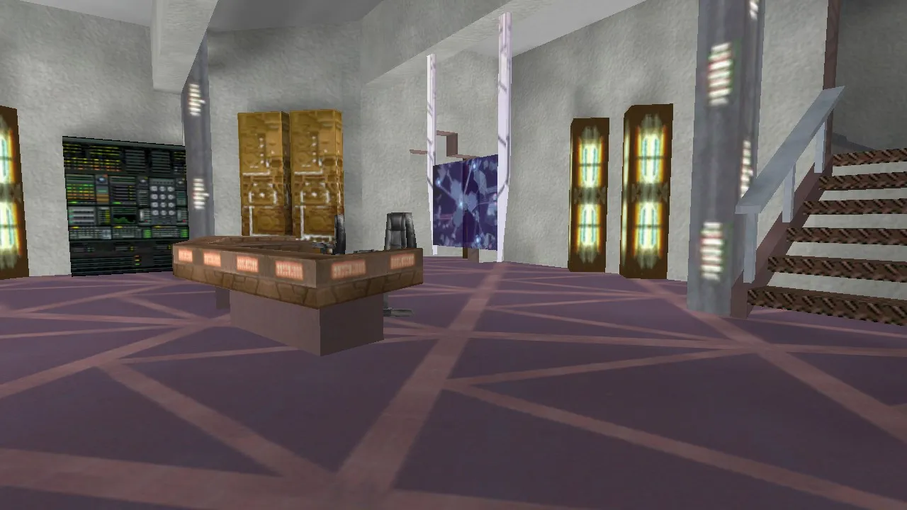 Скриншот  Карта de_stargate_atlantis для CS 1.6 - Тактическое сражение в мире Атлантиды