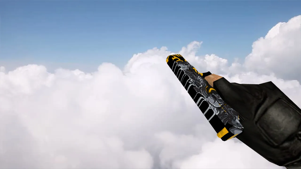 Скриншот Модель Glock Bones для CS 1.6 – Идеальный Выбор для Игроков