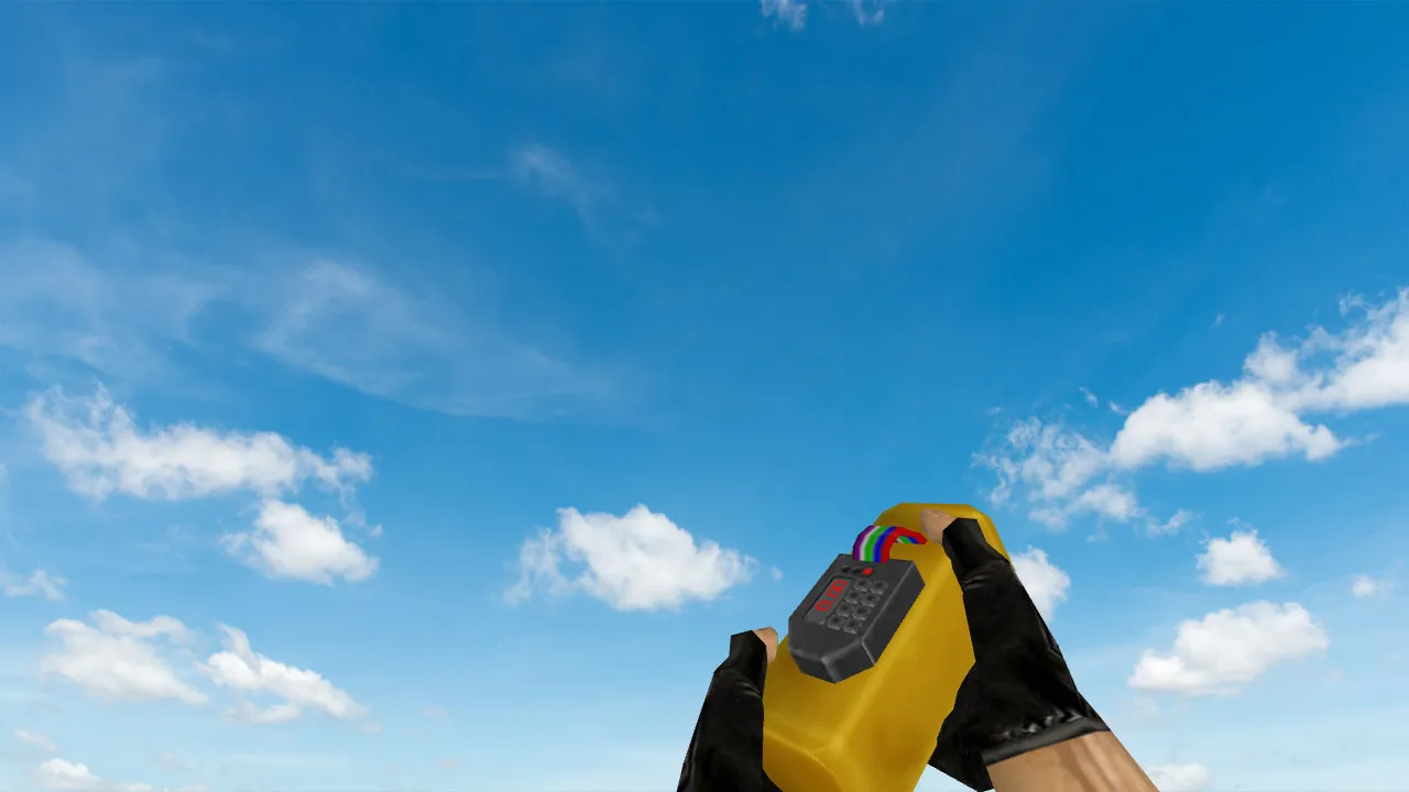 Скриншот Пак моделей оружия «Gold Weapons Pack V3» для CS 1.6: v_ p_ w_ модели, звуки, анимация осмотра