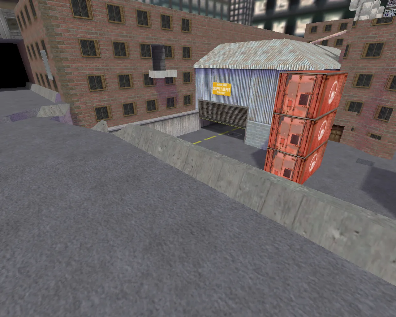 Скриншот  Карта cs_assault_mega для CS 1.6: точки, маршруты, .nav для ботов и оптимизация