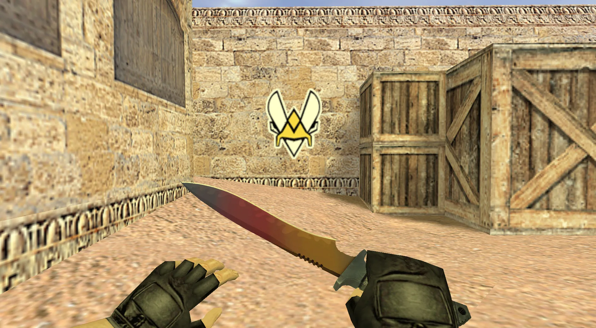 Скриншот Граффити «Vitality Logo» для CS 1.6 - Киберспорт и стиль в игре