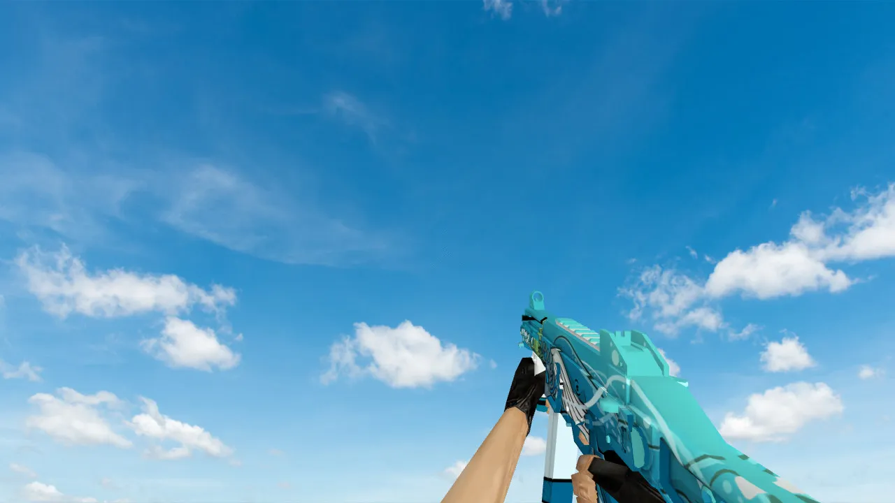 Скриншот Модель «UMP-45 Sealife» для CS 1.6 - Качество и Уникальность