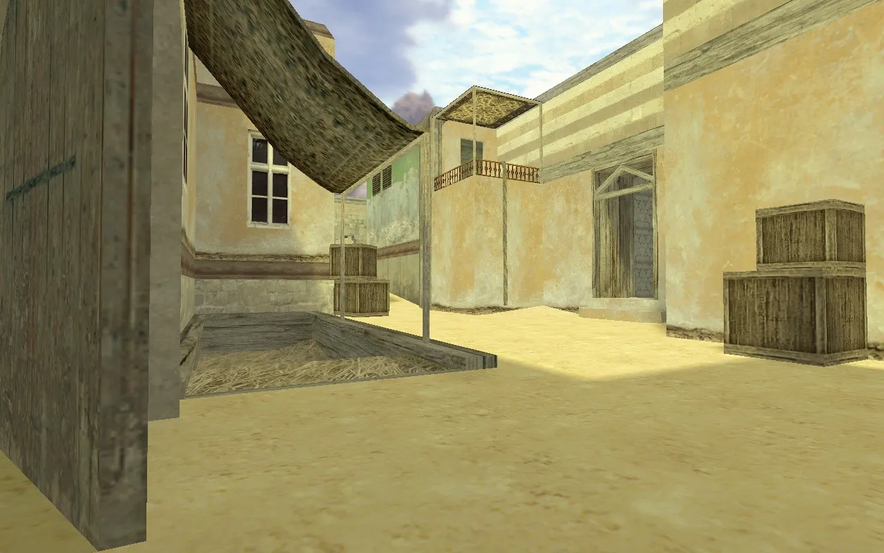 Скриншот  Карта de_hell_2013 для CS 1.6: точки, раунды, .nav, оптимизация и настройка ботов