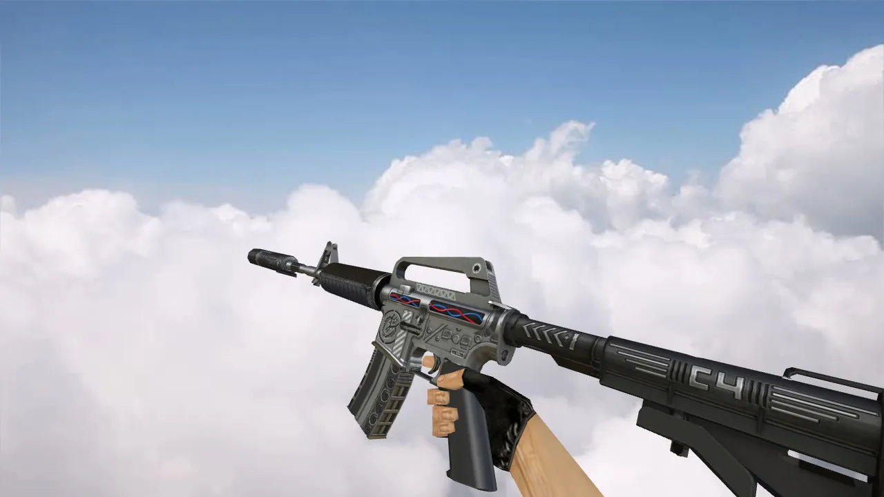 Скриншот Модель M4A1 Defuser v_ / p_ / w_ для CS 1.6: звуки, анимация осмотра, текстуры и настройка отображения