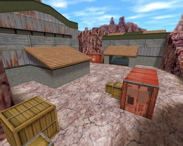 Скриншот  Карта de_nuke_a_only для CS 1.6: обзор и тактики