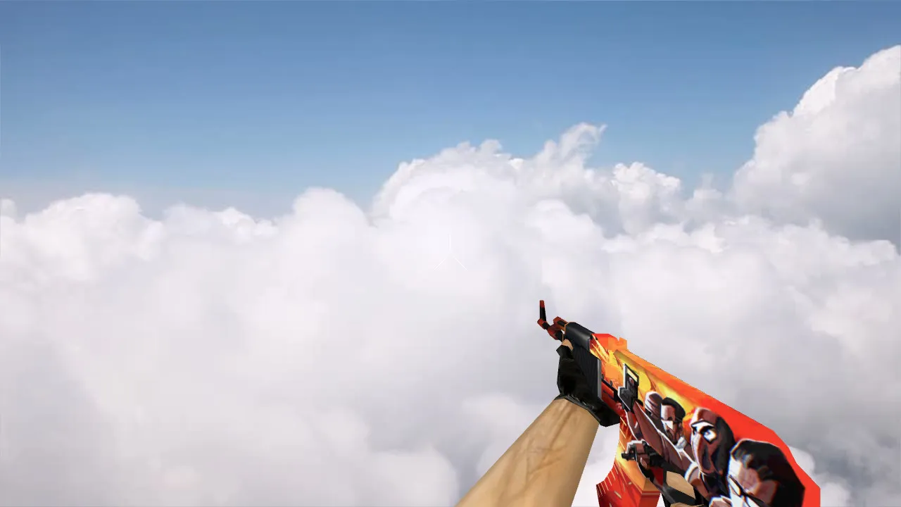 Скриншот Модель «Default AK-47 Propaganda» v_ и p_ для CS 1.6: звуки, осмотр, текстуры, качество