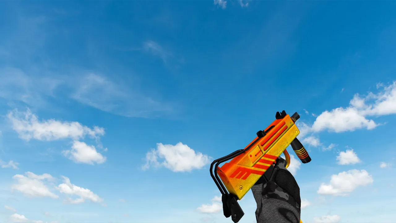 Скриншот Модель MAC-11 Sunset Wings для CS 1.6 – качественные текстуры и анимации