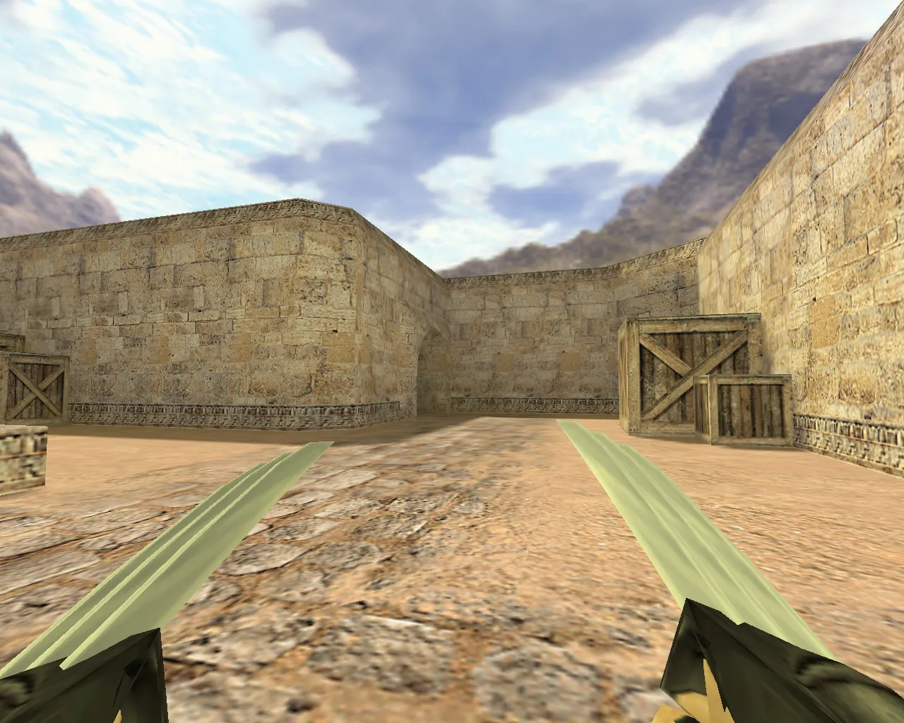 Скриншот Модель «Когти Росомахи» для CS 1.6: v_ и p_ ножа, звуки, анимация осмотра, качество текстур