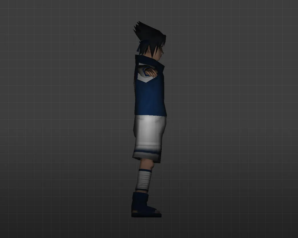 Скриншот  Модель «Саске Учиха» для CS 1.6 - Аниме скин