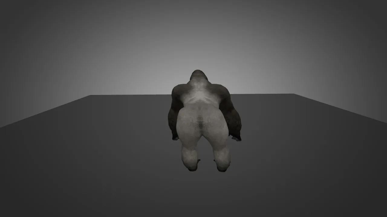 Скриншот Модель «Little Gorilla» для CS 1.6 - Уникальный скин для вашего персонажа