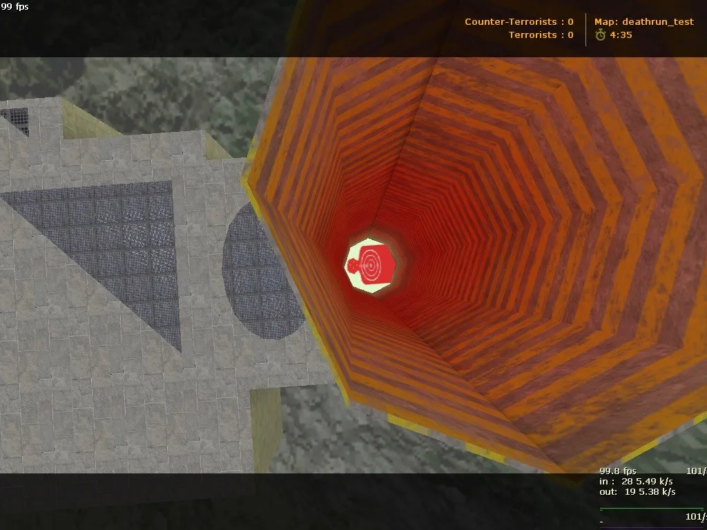 Скриншот  deathrun_adelina — deathrun карта для CS 1.6: точки, боты .nav, оптимизация и настройка