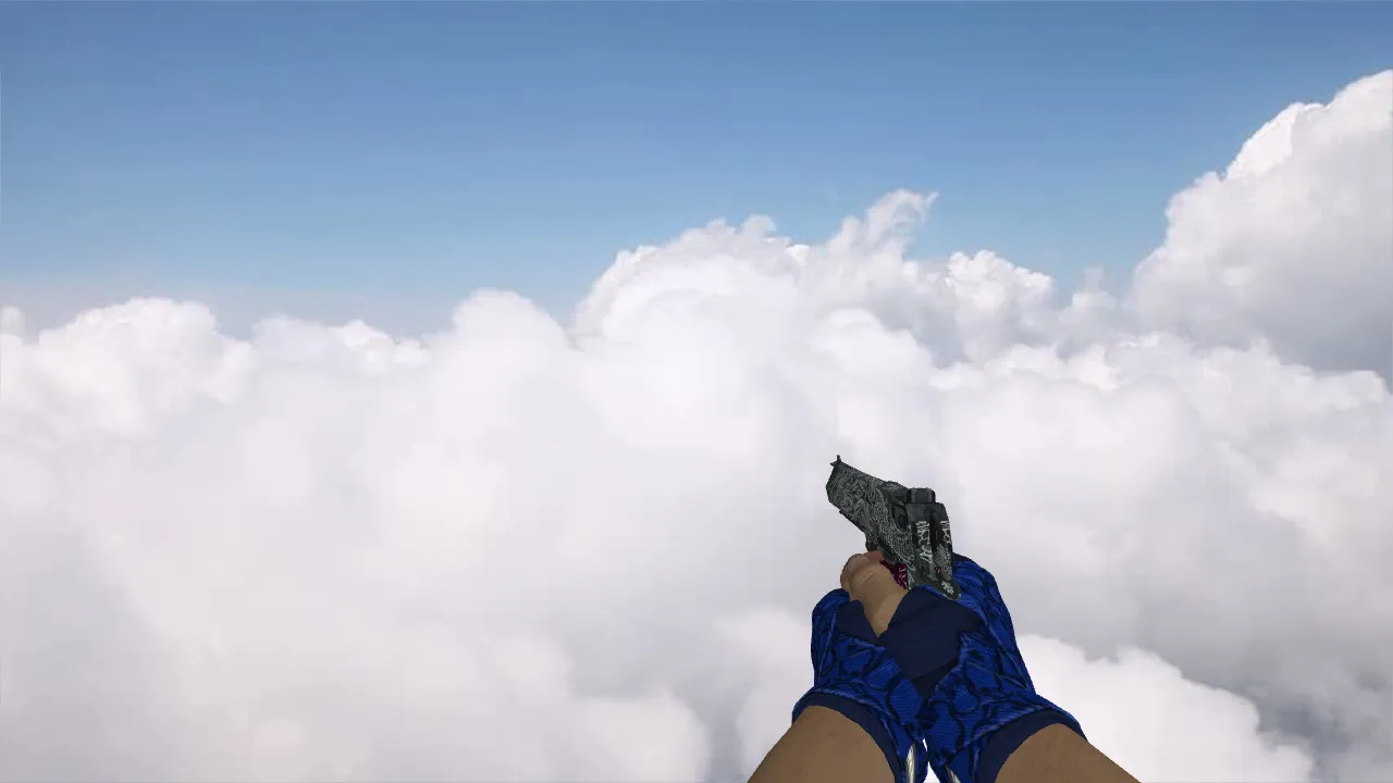 Скриншот Пак моделей оружия «Hand Wraps Cobalt Skulls Pack» для CS 1.6: v_ p_ w_ модели, звуки, анимация осмотра и текстуры