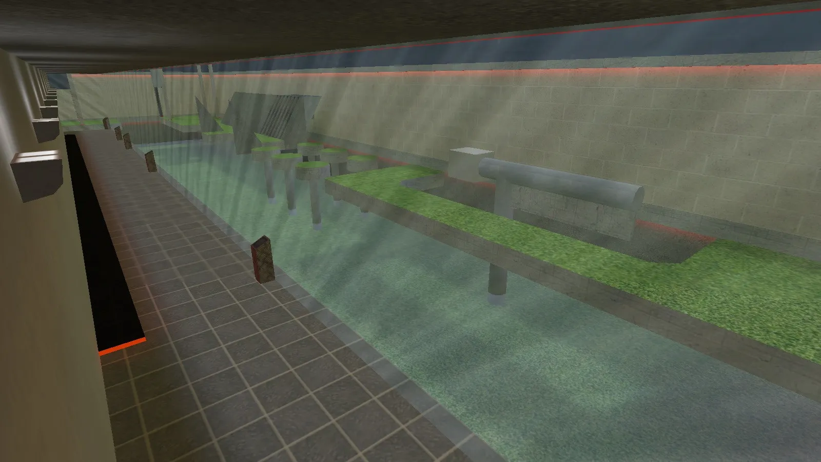 Скриншот  deathrun_friday3_rmk для CS 1.6: карта deathrun, точки, маршруты, .nav и оптимизация wpoly/epoly